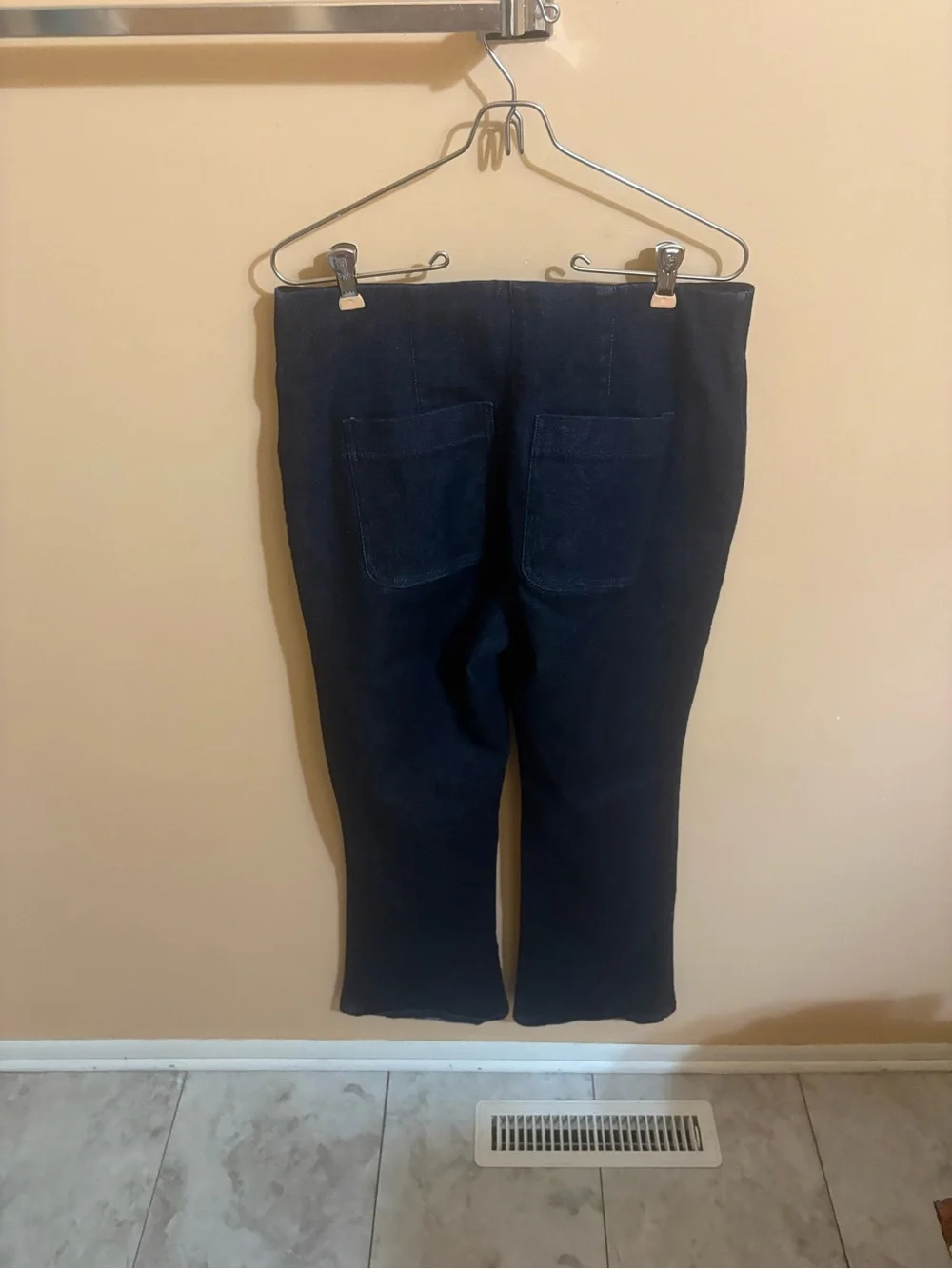 Spanx Demi Boot Jeans in Raw Indigo Wash